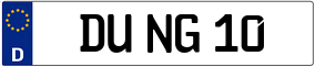 Truck License Plate